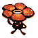 #045 Vileplume sprite Rojo / Azul