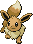 #133 Eevee sprite Rubí / Zafiro